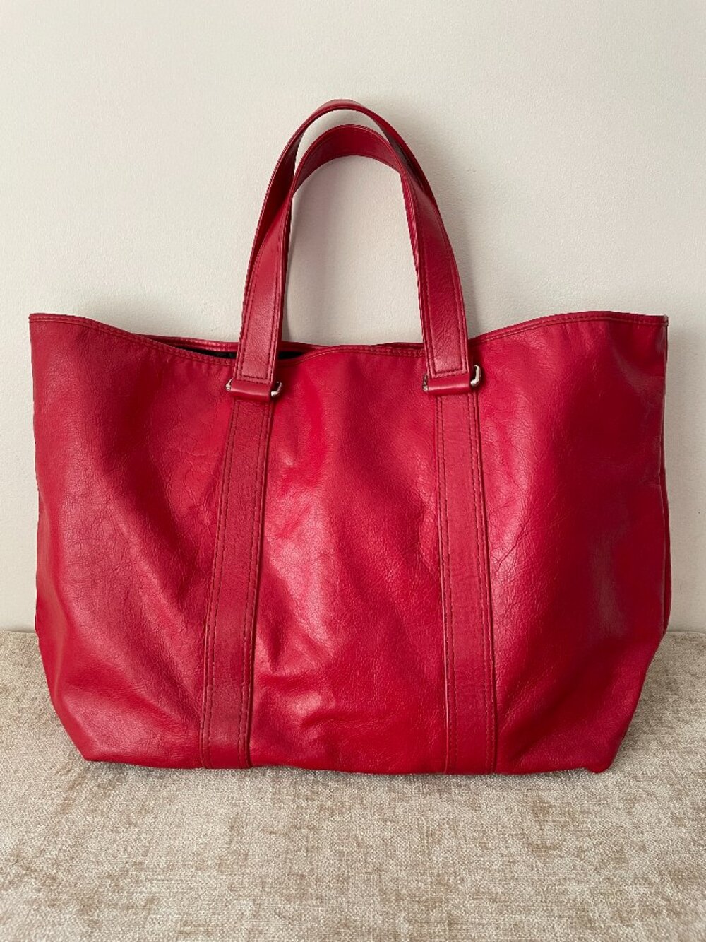 MARC JACOBS Leather Oversize Tote Bag